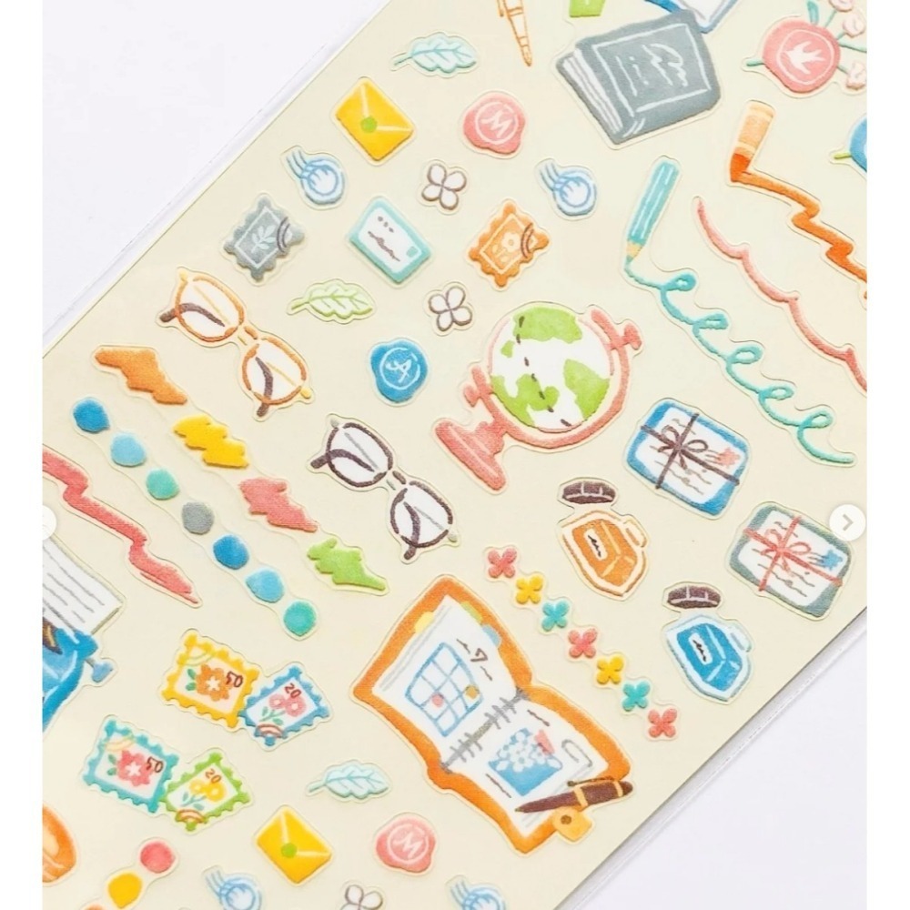 *激動小鹿*<現貨>日本 MIND WAVE 貼紙 透明pet貼紙 Choko Deco 系列 2025年新品-細節圖5