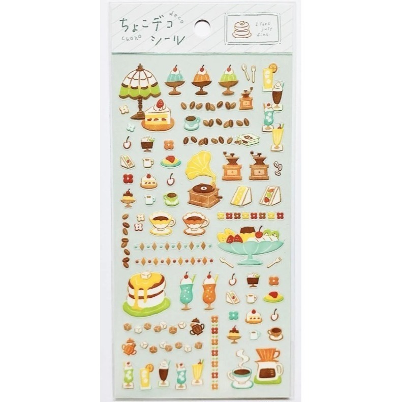 *激動小鹿*<現貨>日本 MIND WAVE 貼紙 透明pet貼紙 Choko Deco 系列 2025年新品-規格圖5