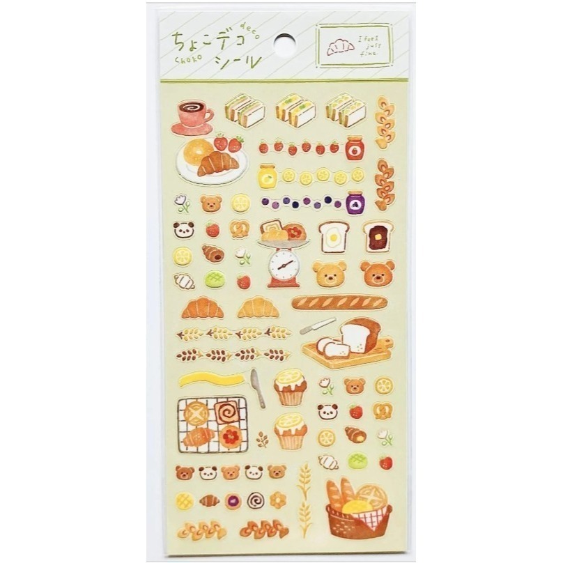 *激動小鹿*<現貨>日本 MIND WAVE 貼紙 透明pet貼紙 Choko Deco 系列 2025年新品-規格圖5