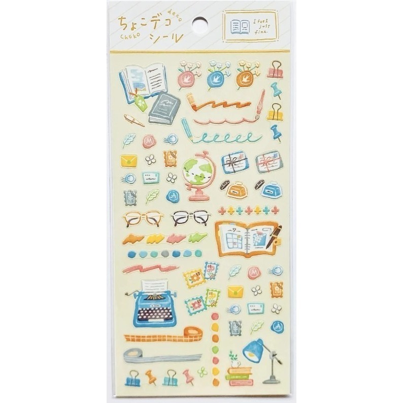 *激動小鹿*<現貨>日本 MIND WAVE 貼紙 透明pet貼紙 Choko Deco 系列 2025年新品-規格圖5