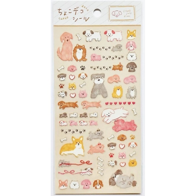 *激動小鹿*<現貨>日本 MIND WAVE 貼紙 透明pet貼紙 Choko Deco 系列 2025年新品-規格圖5