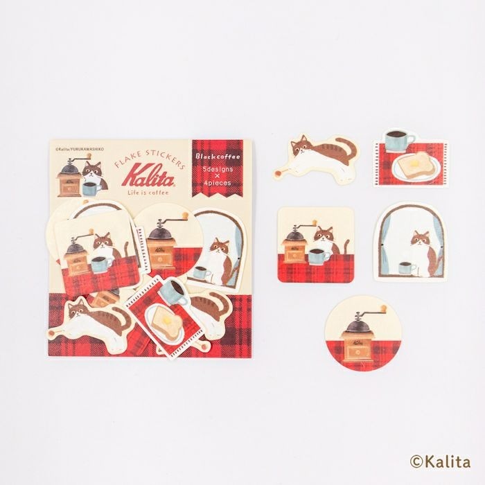 *激動小鹿*日本 古川紙工X Kalita 貼紙包 美好時光 限量新品 貼紙 古川紙工貼紙包 2025年新品-細節圖2