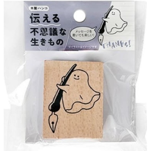 *激動小鹿* 日本 amifa  印章 木頭印章 木製印章  152401 神秘的傳訊生物系列 2025新品-規格圖6