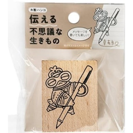 *激動小鹿* 日本 amifa  印章 木頭印章 木製印章  152401 神秘的傳訊生物系列 2025新品-規格圖6