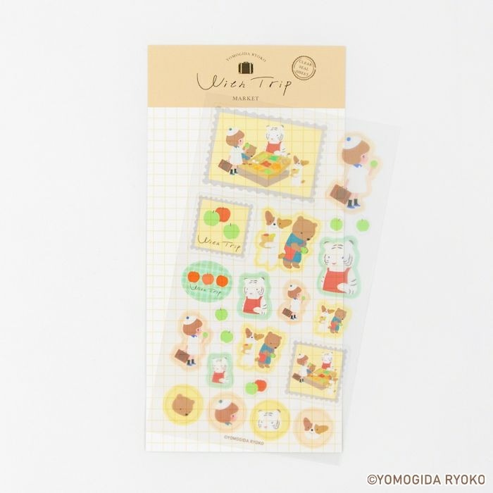 *激動小鹿*日本 古川紙工 x Ryoko Yomogida 迷你信封信紙 with trip 系列  古川紙工-細節圖3