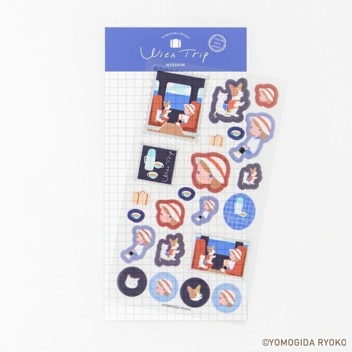 *激動小鹿*日本 古川紙工 x Ryoko Yomogida 迷你信封信紙 with trip 系列  古川紙工-細節圖4