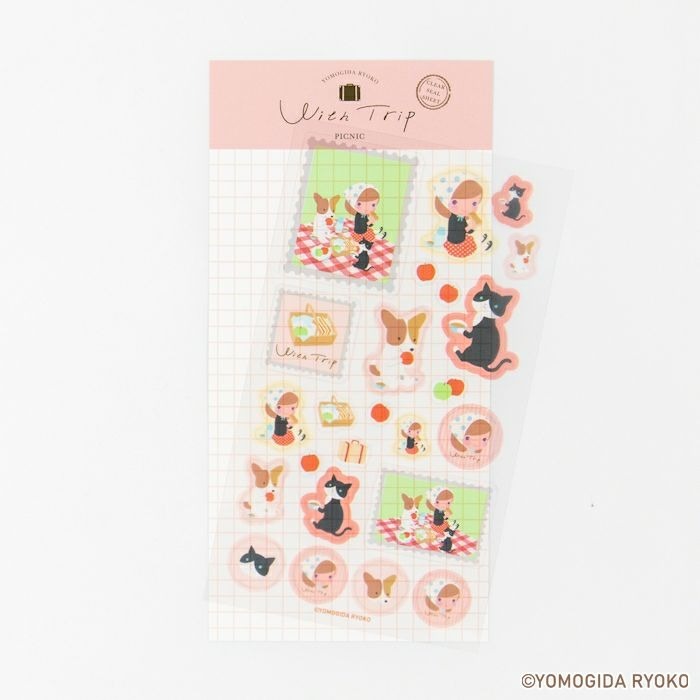 *激動小鹿*日本 古川紙工 x Ryoko Yomogida 迷你信封信紙 with trip 系列  古川紙工-細節圖5