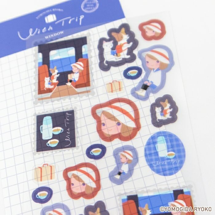 *激動小鹿*日本 古川紙工 x Ryoko Yomogida 迷你信封信紙 with trip 系列  古川紙工-細節圖6