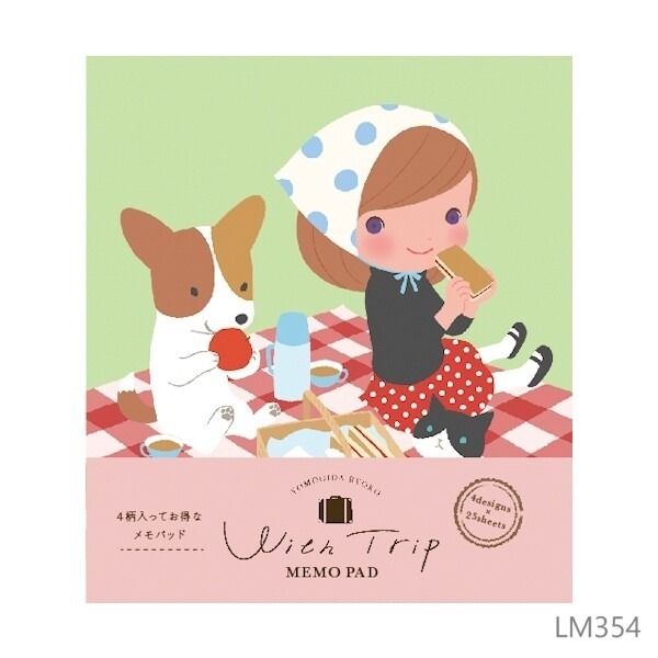 *激動小鹿* 日本製 古川紙工 x Ryoko Yomogida 全彩 便條紙 留言紙 memo 2025新品數量限定-規格圖5