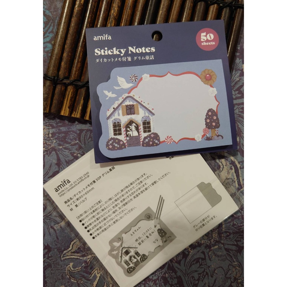 *激動小鹿*日本 amifa Notes 格林童話 153767 便利貼 2025新品 迷你便條紙 sticky-規格圖4