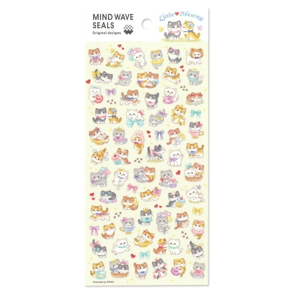 *激動小鹿*<現貨>日本 MIND WAVE 貼紙 透明pet貼紙 經典角色 系列 2025年新品-規格圖7