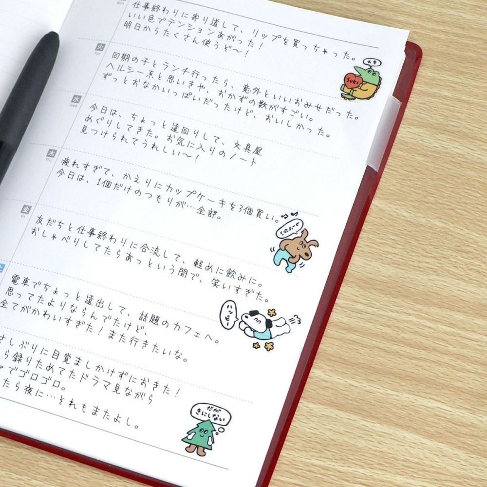 *激動小鹿*<現貨>日本 MIND WAVE 貼紙 透明pet貼紙 Line貼圖 系列 2025年新品-細節圖7