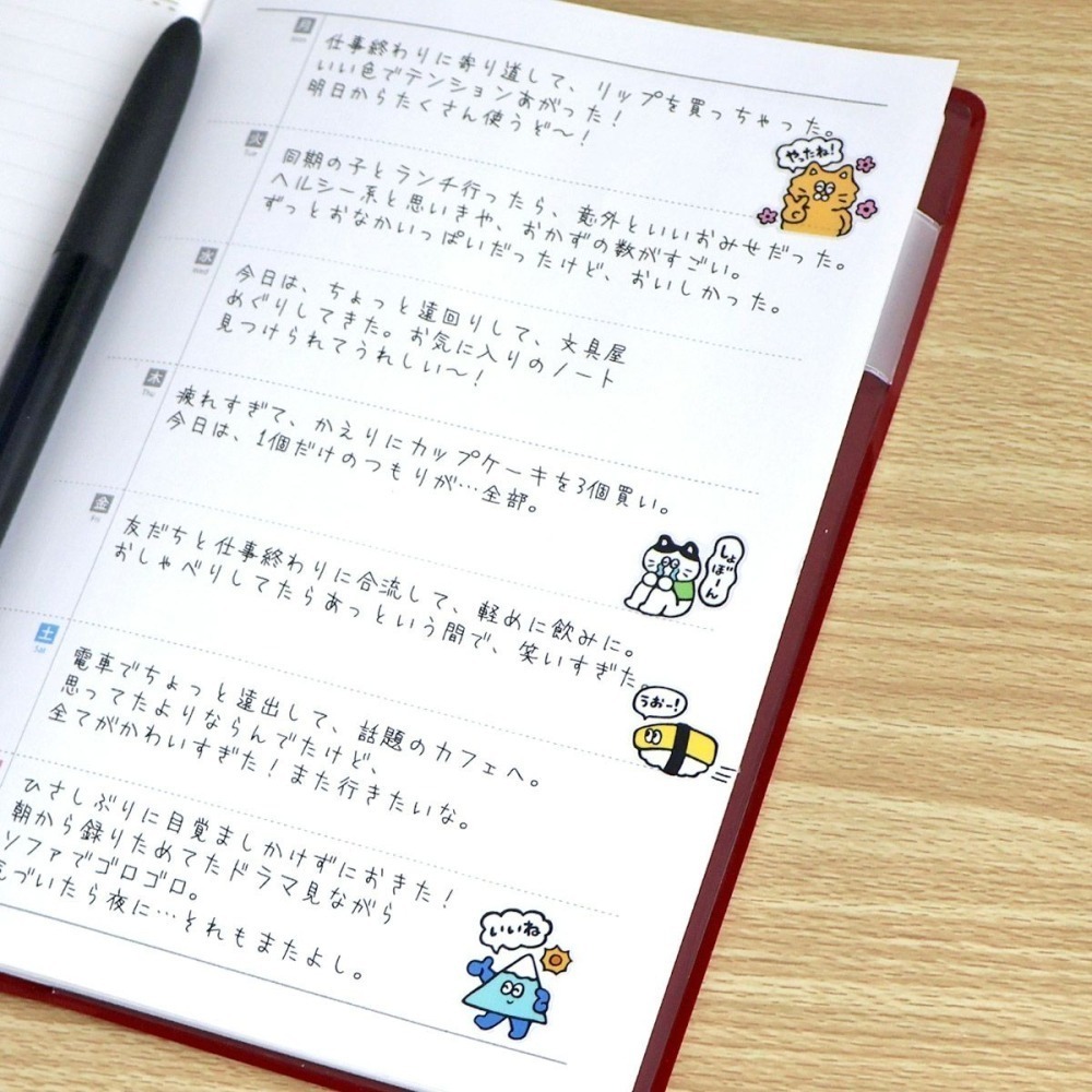 *激動小鹿*<現貨>日本 MIND WAVE 貼紙 透明pet貼紙 Line貼圖 系列 2025年新品-細節圖8