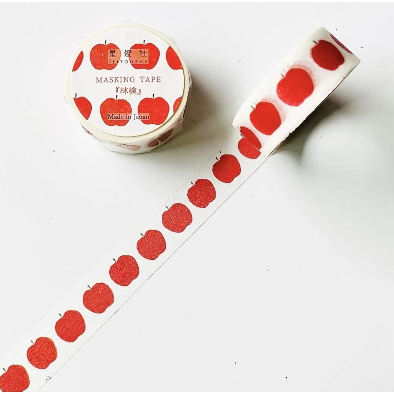 *激動小鹿* 日本 星燈社 紙膠帶 2025SS 夏新限定 和紙膠帶 MT5-517 apple-細節圖2