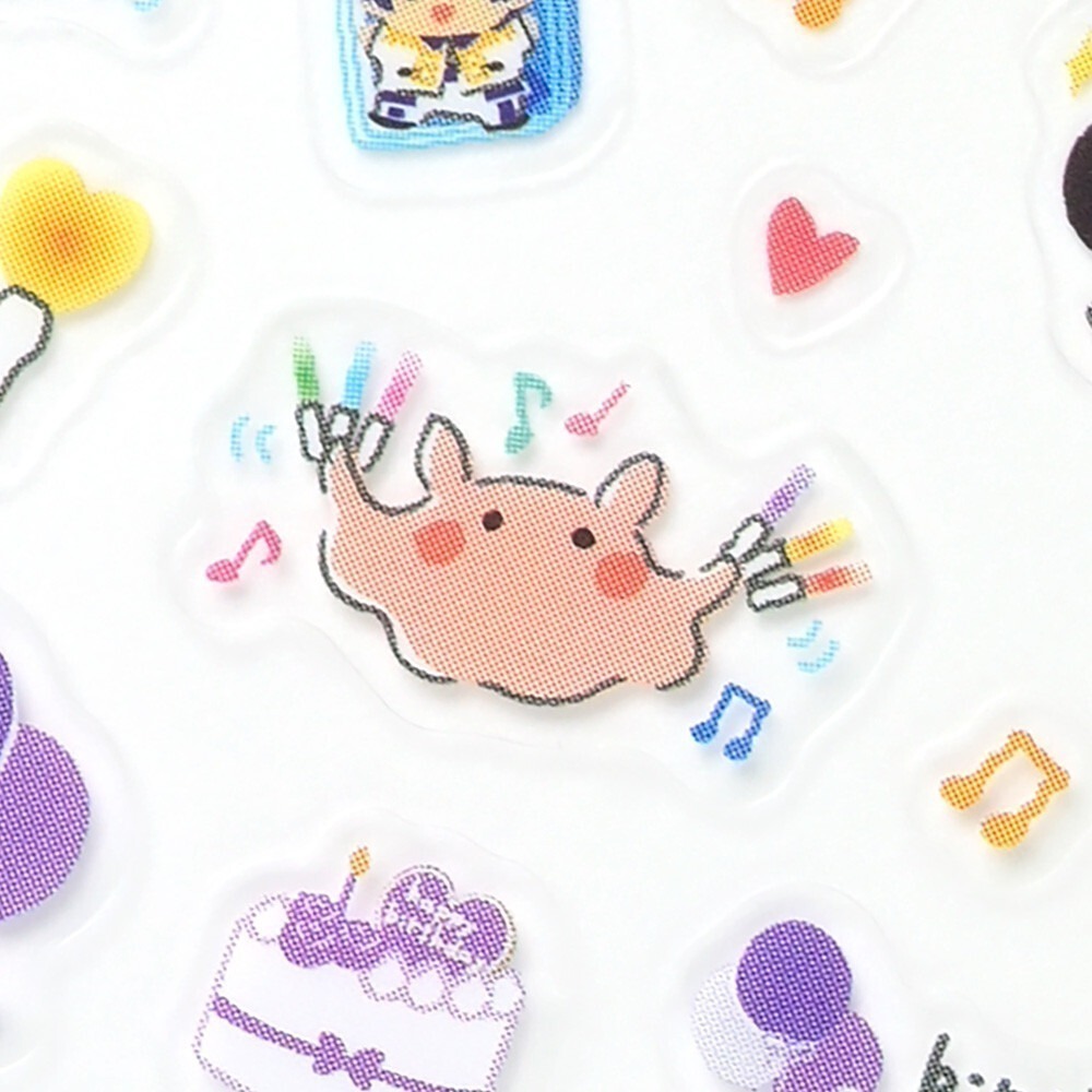 *激動小鹿* 日本 NB社 貼紙 動物嗜好系列 透明 PET貼紙 裝飾貼紙 手帳貼紙 2025新品-細節圖9