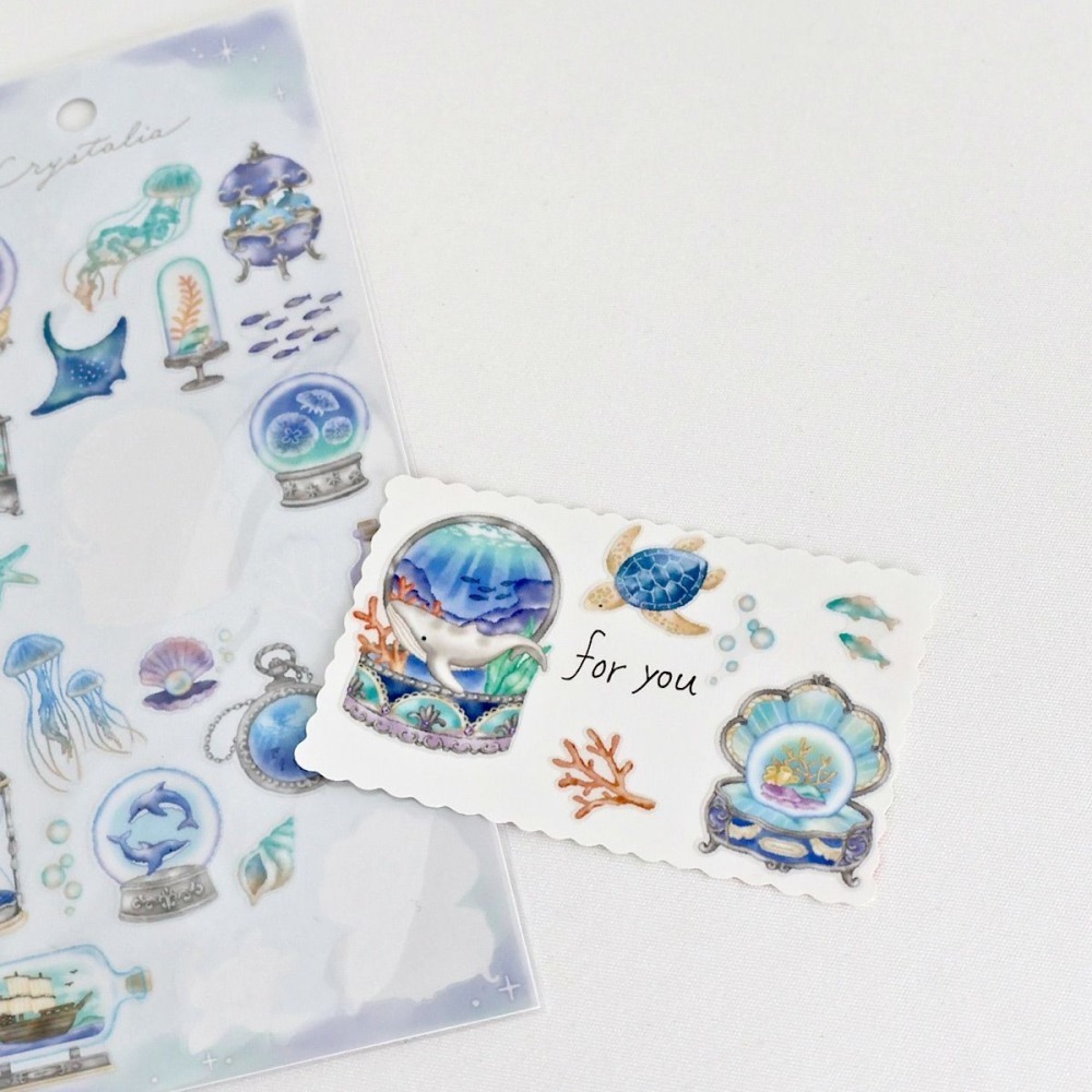 *激動小鹿*<現貨>日本 MIND WAVE 貼紙 透明pet貼紙 幻想世界系列 2025年新品-細節圖7