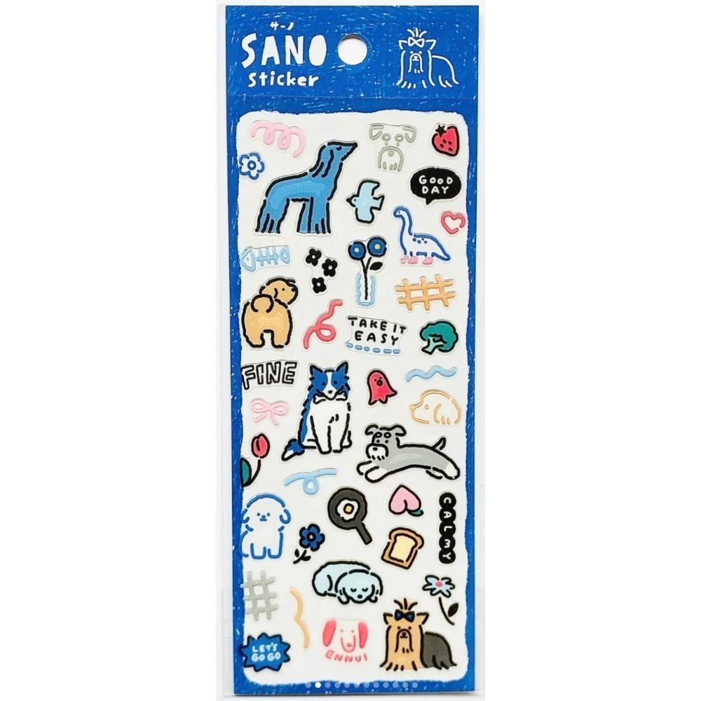 *激動小鹿*<現貨>日本 MIND WAVE 貼紙 Sano 動物線條圖插圖 系列 貼紙 2025新品-規格圖5