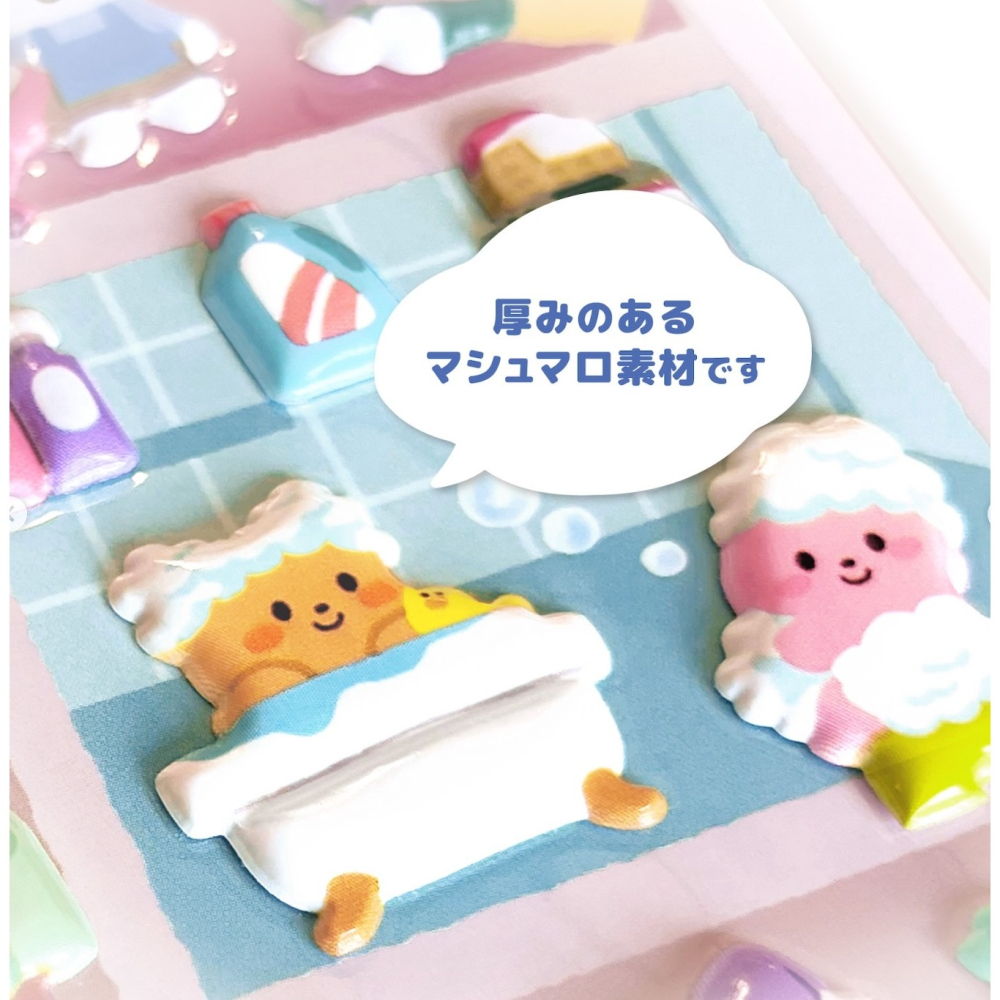 *激動小鹿*<現貨>日本 MIND WAVE 貼紙 Dolley friends系列 pvc 發泡立體貼紙 2025新品-細節圖6