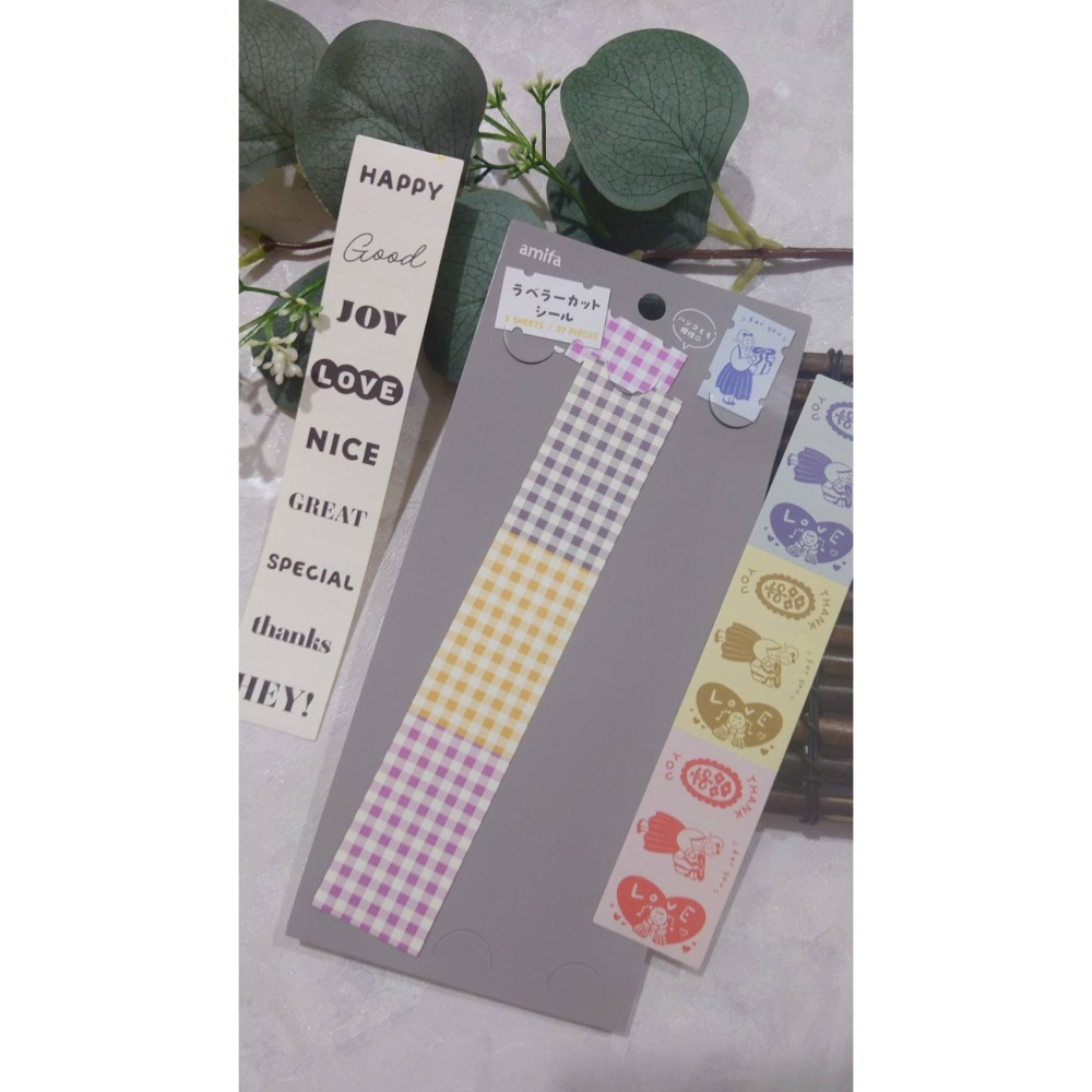 *激動小鹿*<現貨>日本 amifa 貼紙 157536 模切標籤 系列 日本進口貼紙 2025新品-細節圖3