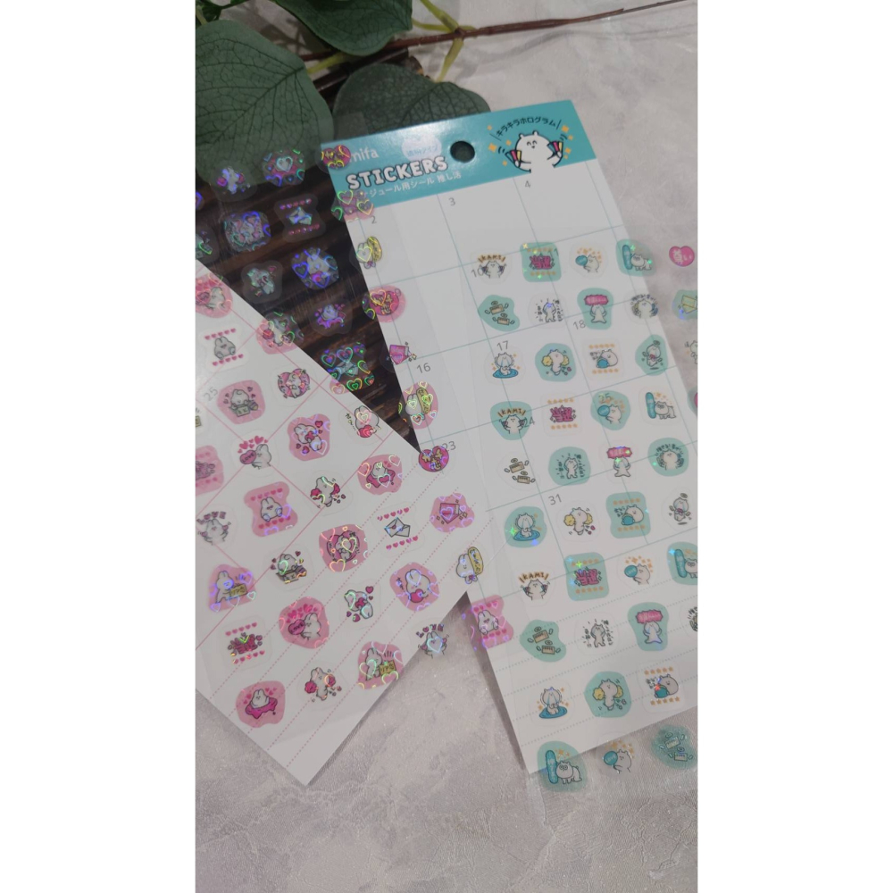 *激動小鹿*<現貨>日本 amifa 貼紙 154238 行事曆貼紙 應援活動 pet貼紙 日本進口貼紙-細節圖5