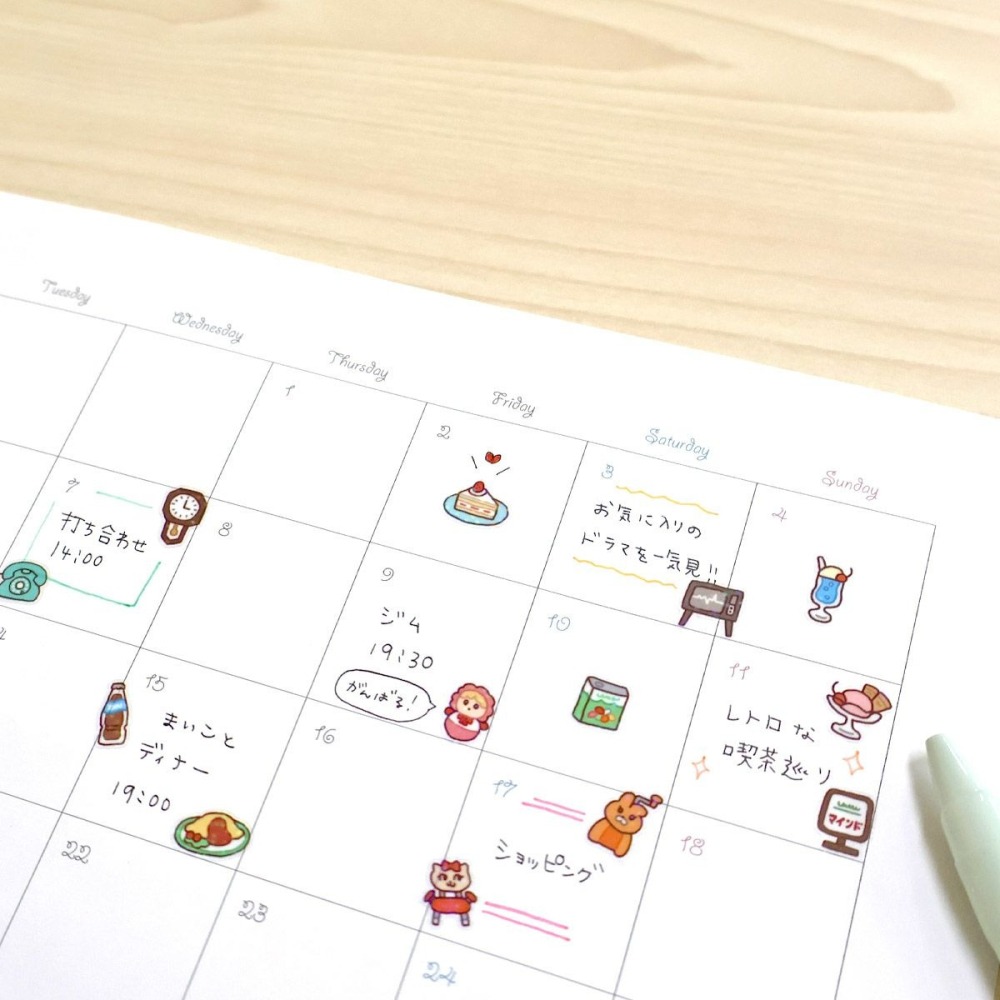 *激動小鹿*<現貨>日本 MIND WAVE 貼紙 透明pet 貼紙 Poppin＇ jam 系列 2025年新品-細節圖5