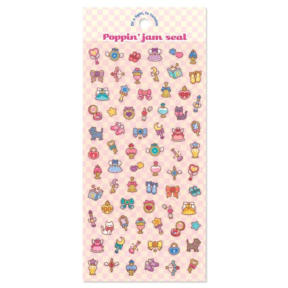 *激動小鹿*<現貨>日本 MIND WAVE 貼紙 透明pet 貼紙 Poppin＇ jam 系列 2025年新品-規格圖8