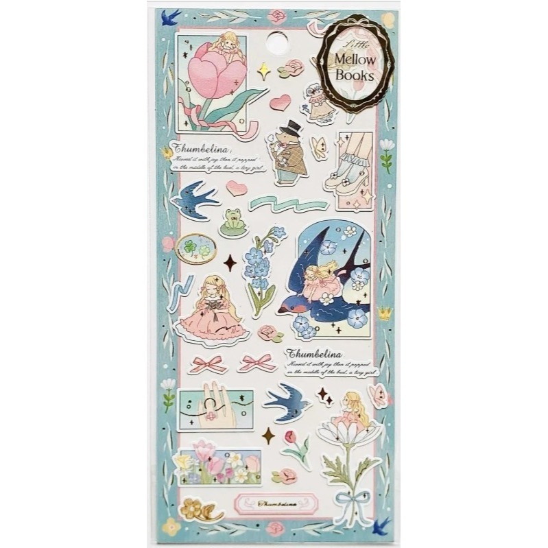 *激動小鹿*日本 Q-LiA 貼紙 Mellow Books貼紙 日本進口貼紙 Q-LIA 2025年新品-規格圖6