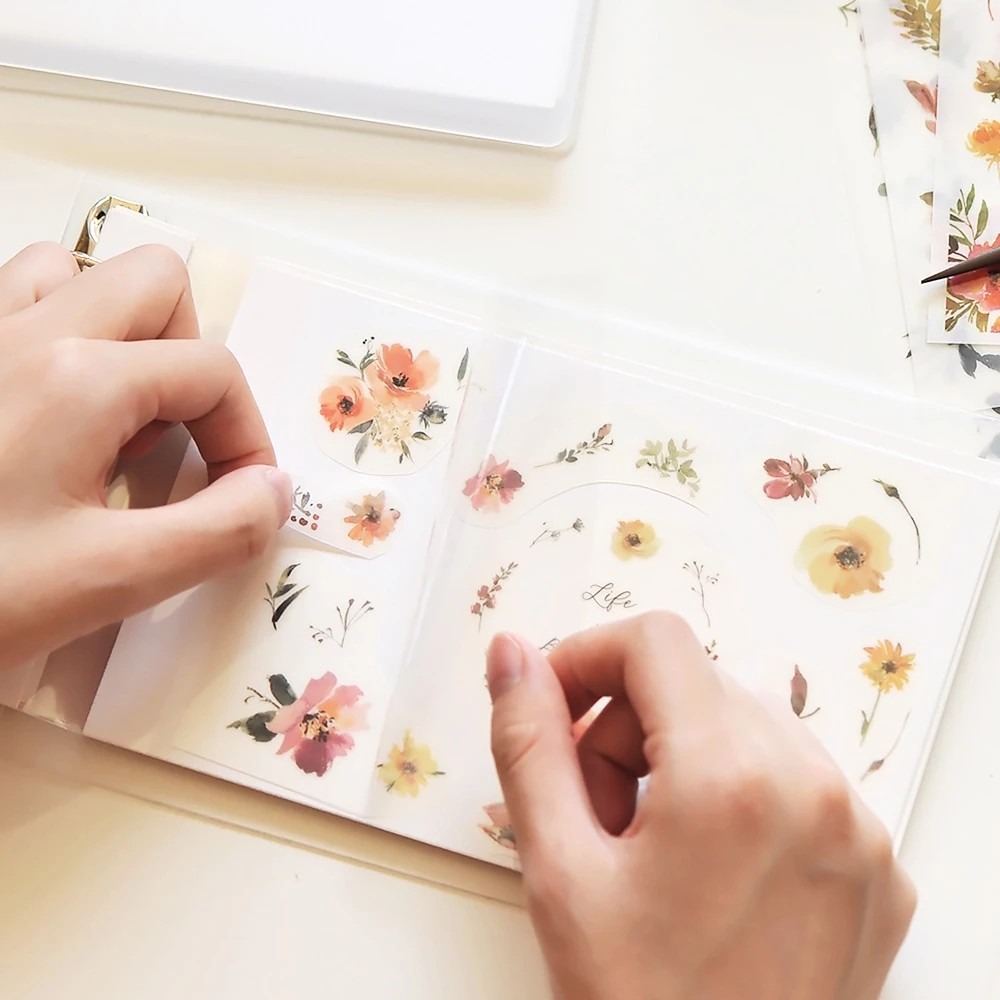 *激動小鹿* MU【手帳素材收集冊】零散轉印貼紙、票根、拍立得收納 貼紙收集本-細節圖6