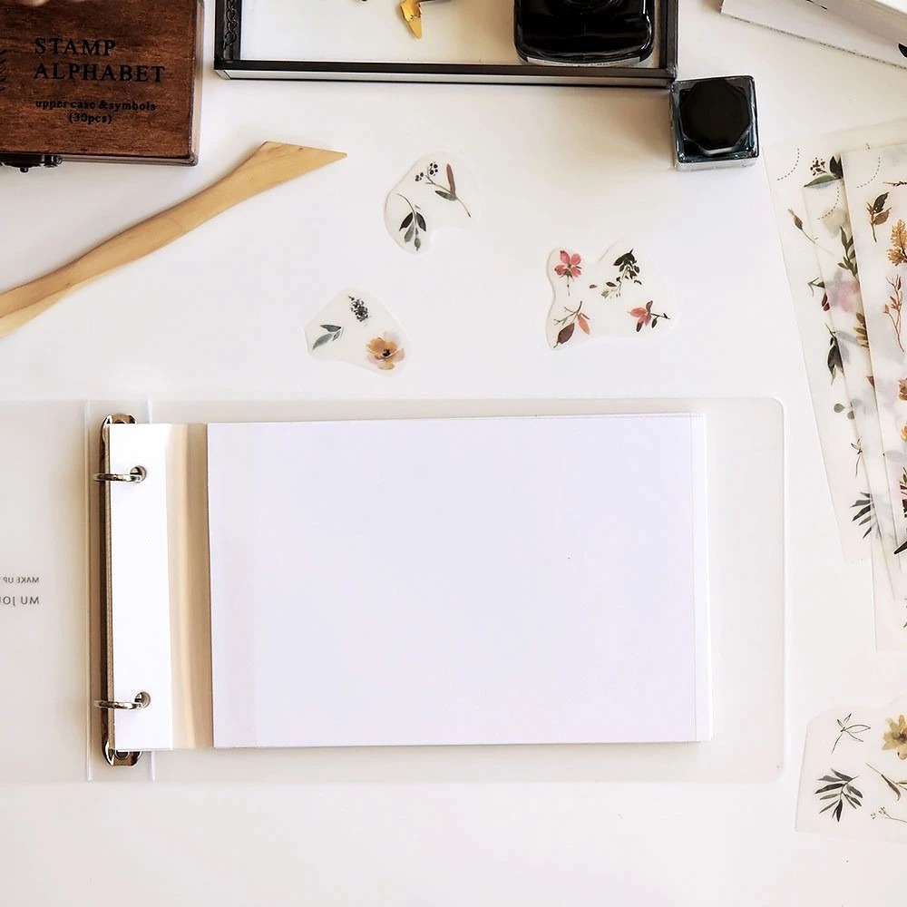 *激動小鹿* MU【手帳素材收集冊】零散轉印貼紙、票根、拍立得收納 貼紙收集本-規格圖6