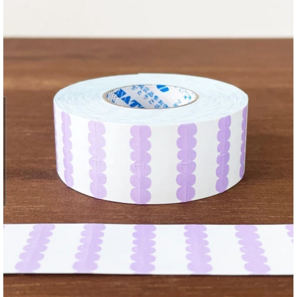 *激動小鹿*日本 Stamp Marche 標籤貼紙 原創設計 格紋款式 可書寫 Ls042~Ls046系列 整捲賣場-規格圖4