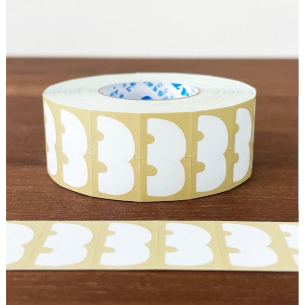 *激動小鹿*日本 Stamp Marche 標籤貼紙 原創設計 格紋款式 可書寫 Ls042~Ls046系列 整捲賣場-規格圖4