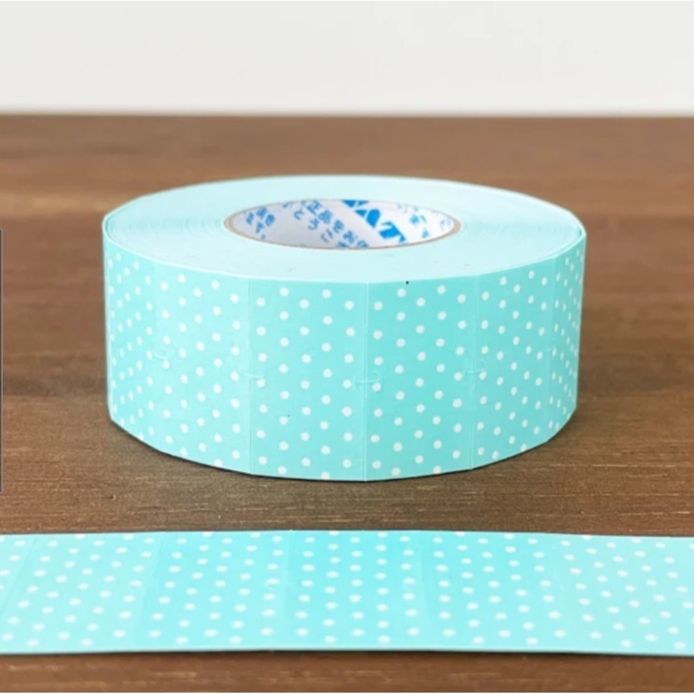 *激動小鹿*日本 Stamp Marche 標籤貼紙 原創設計 格紋款式 可書寫 Ls042~Ls046系列 整捲賣場-規格圖4