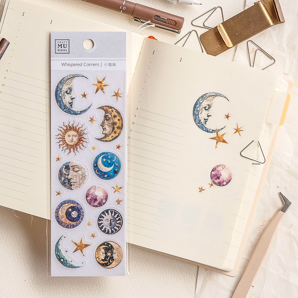 *激動小鹿* MU 貼紙 透明PET貼紙 小物貼 Small Items Sticker 2026年第一季新品-細節圖4