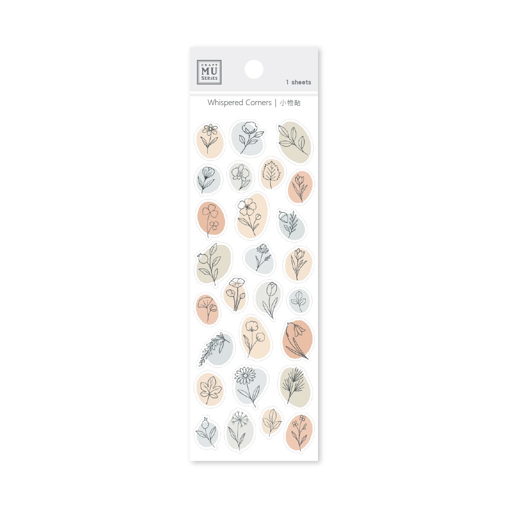 *激動小鹿* MU 貼紙 透明PET貼紙 小物貼 Small Items Sticker 2026年第一季新品-規格圖7