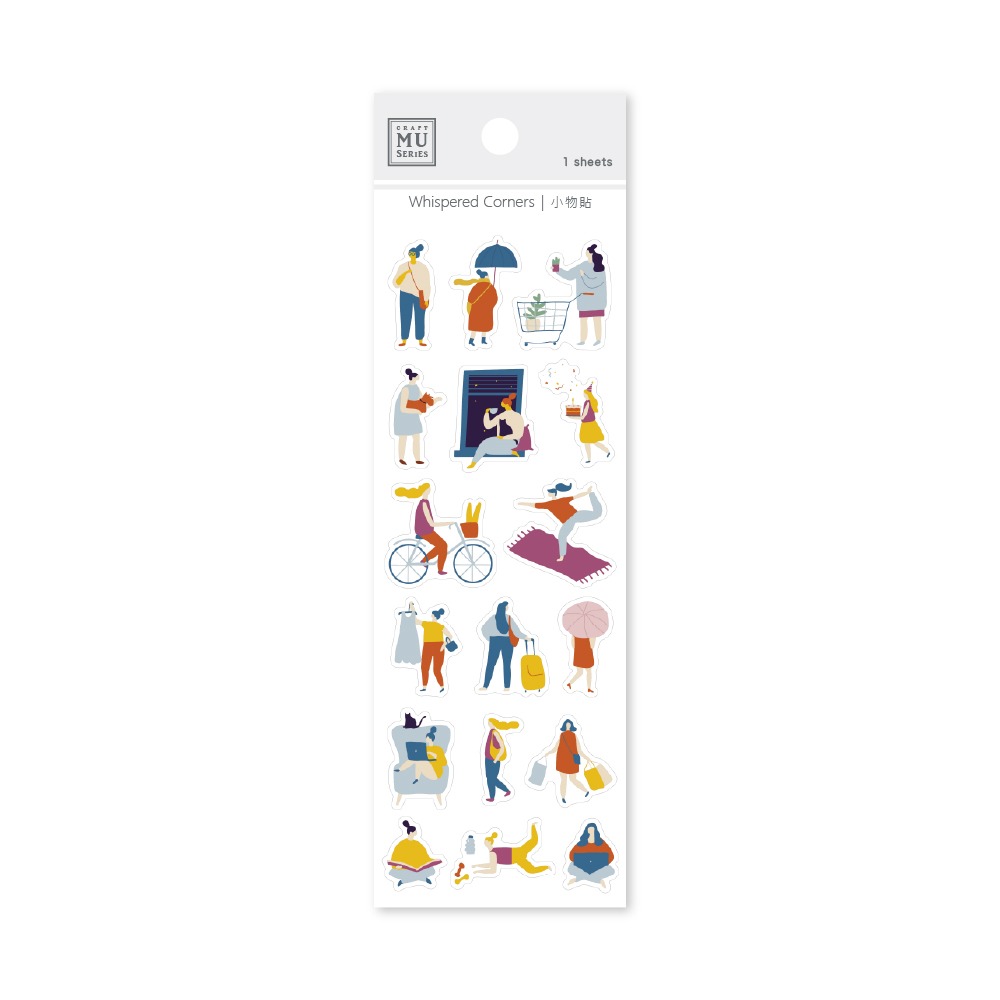 *激動小鹿* MU 貼紙 透明PET貼紙 小物貼 Small Items Sticker 2026年第一季新品-規格圖7