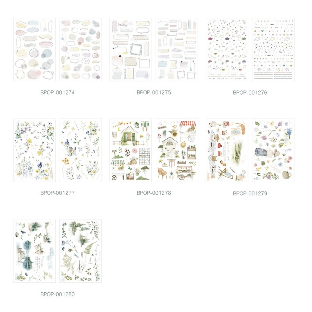 *激動小鹿* MU - Print-On Stickers 轉印貼紙 -no.274~280 轉印貼 2026第一季新品-細節圖9