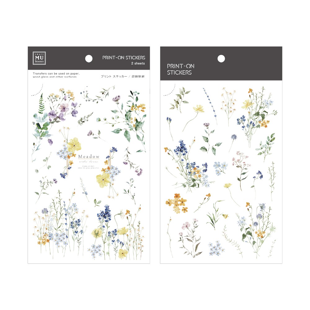 *激動小鹿* MU - Print-On Stickers 轉印貼紙 -no.274~280 轉印貼 2026第一季新品-規格圖9