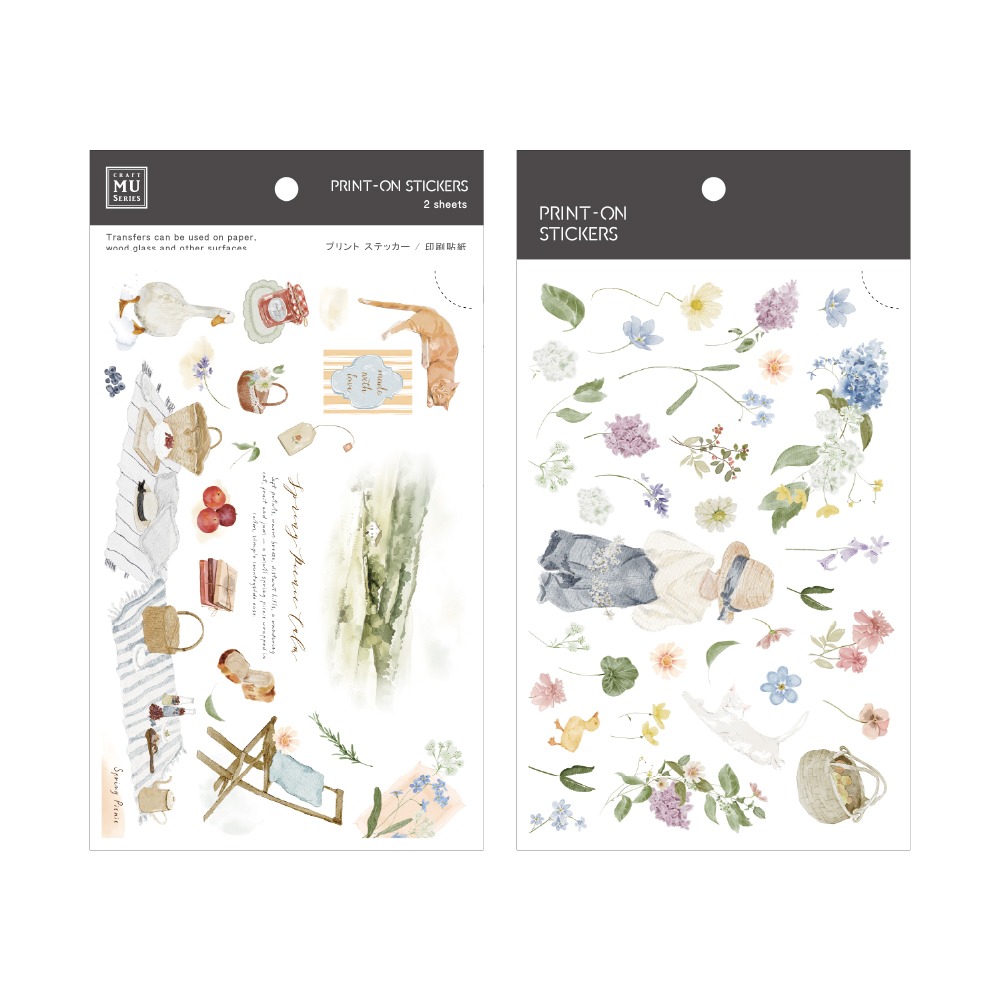 *激動小鹿* MU - Print-On Stickers 轉印貼紙 -no.274~280 轉印貼 2026第一季新品-規格圖9