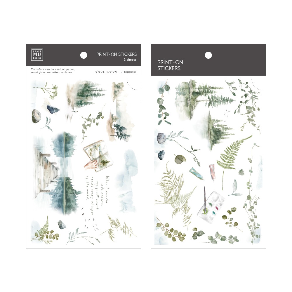 *激動小鹿* MU - Print-On Stickers 轉印貼紙 -no.274~280 轉印貼 2026第一季新品-規格圖9