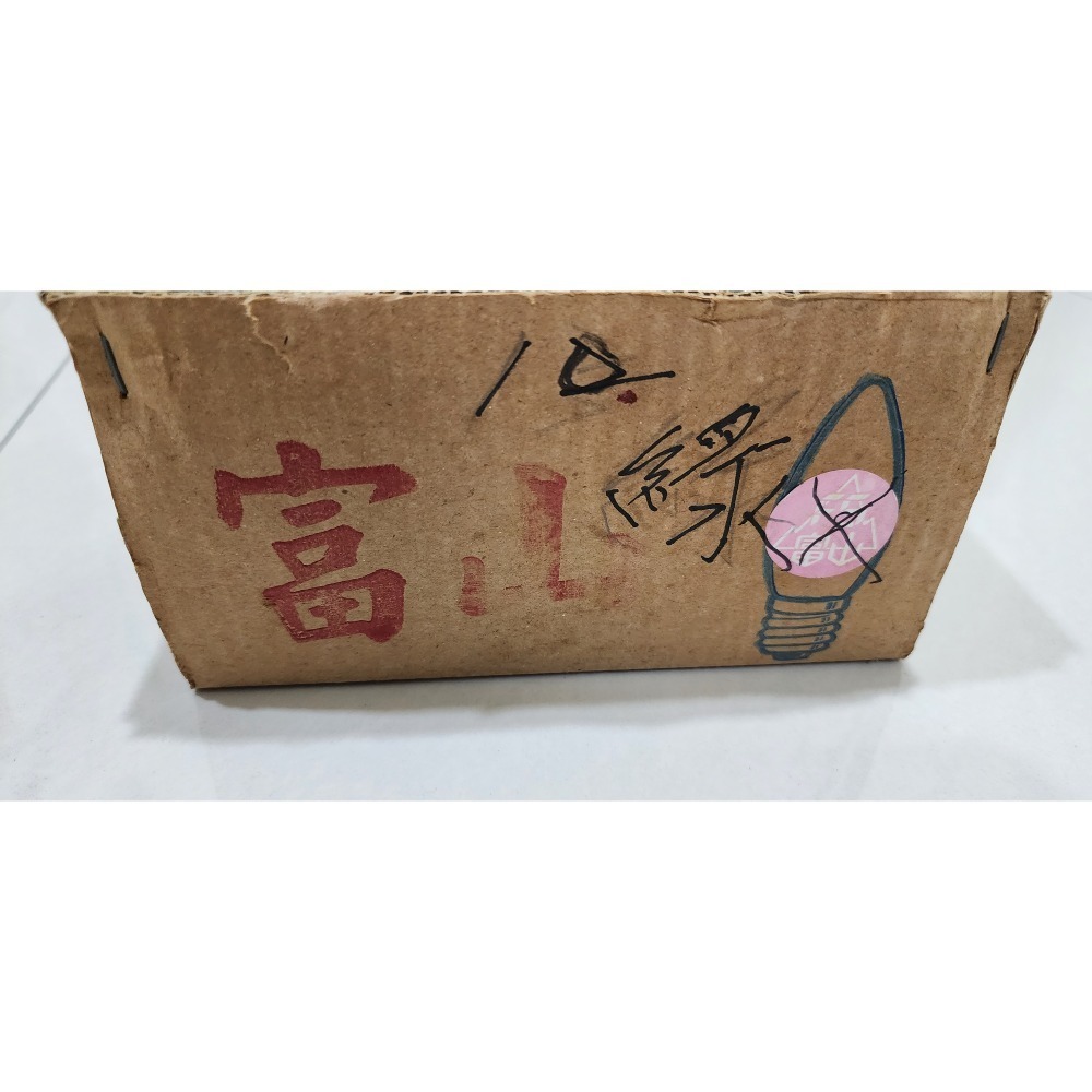 超便宜10w綠色鎢絲燈泡1盒24顆（不零售）-細節圖4