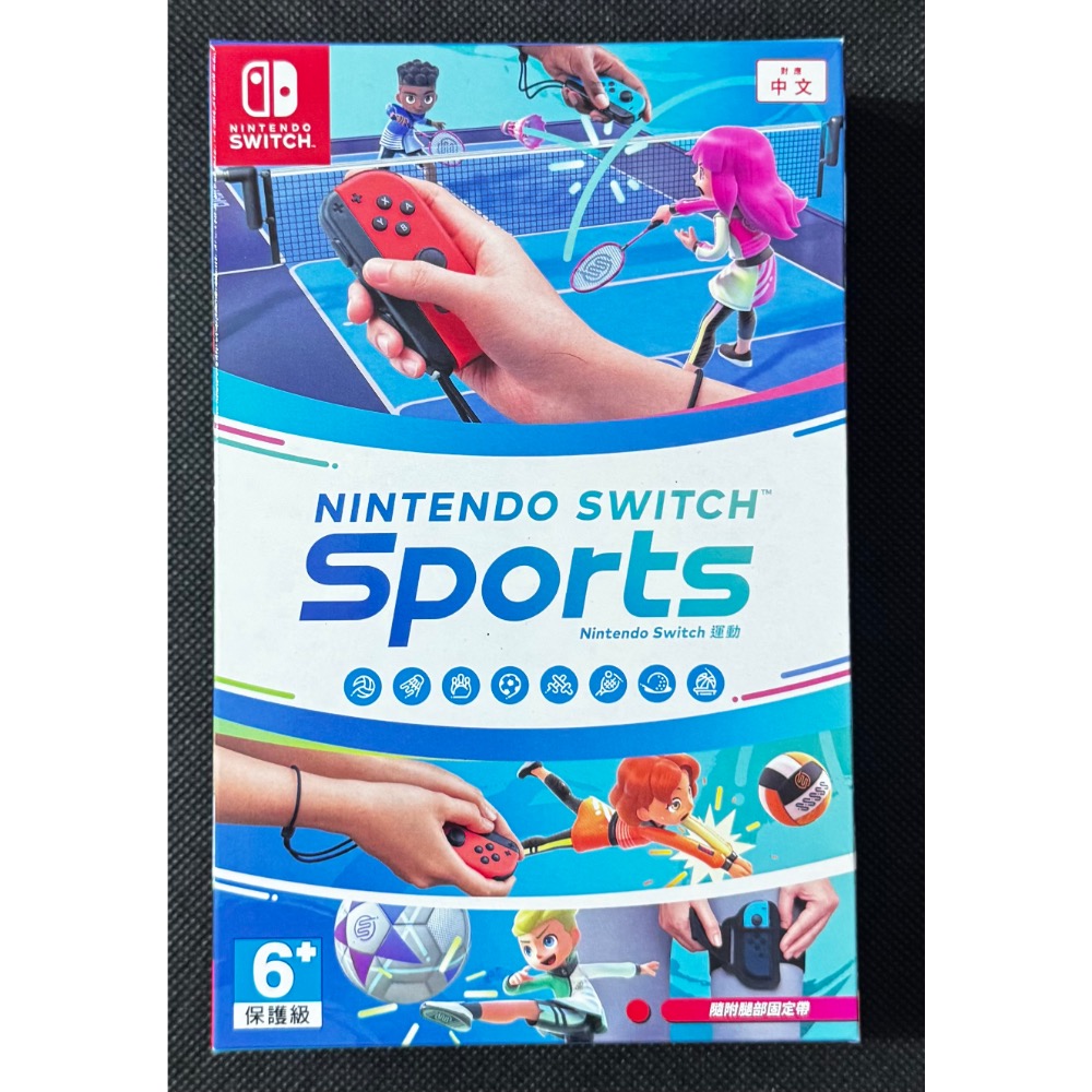 🕹️【祥祥NS/PS電玩】任天堂 NS Switch Sports 運動 盒裝內含綁腿帶-細節圖2