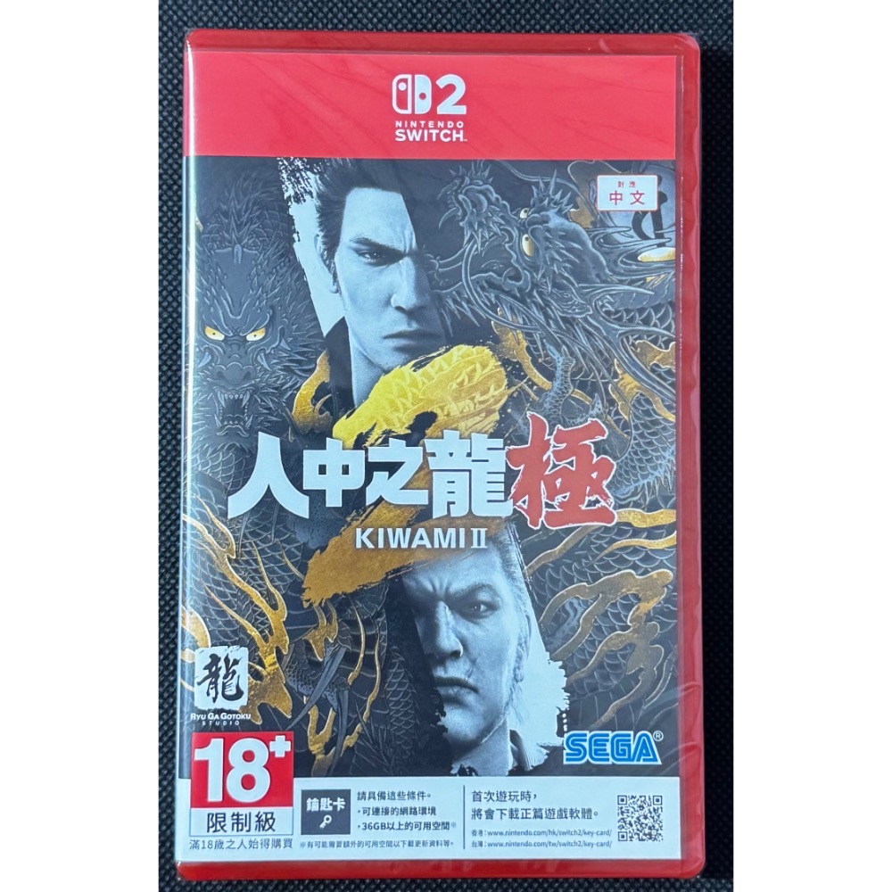 🕹️【祥祥NS/PS電玩】NS2 Switch2 人中之龍 極2-細節圖2
