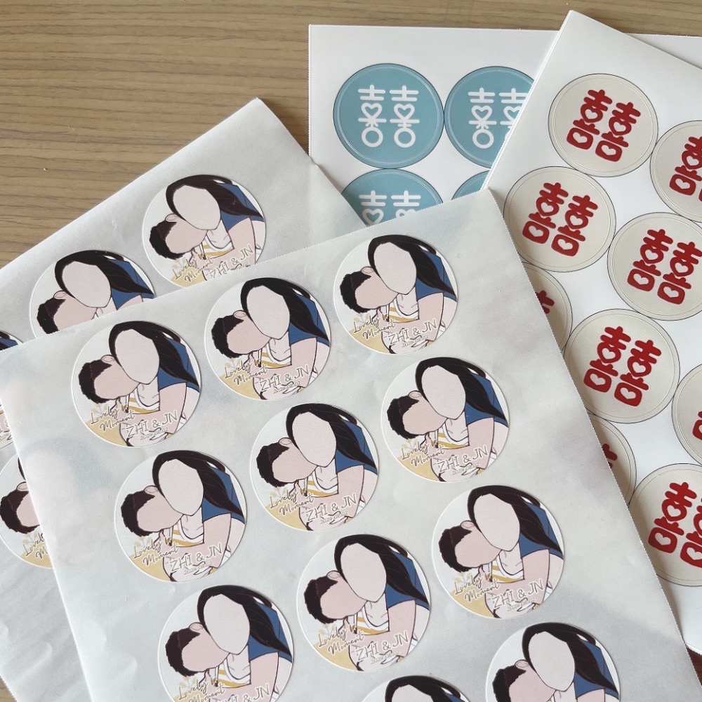 【捲捲】來圖就印🤘客製化 小圓貼 客製化姓名貼 封口貼 防水防刮 幼稚園 寶寶姓名貼 寵物貼 台灣印製-細節圖7