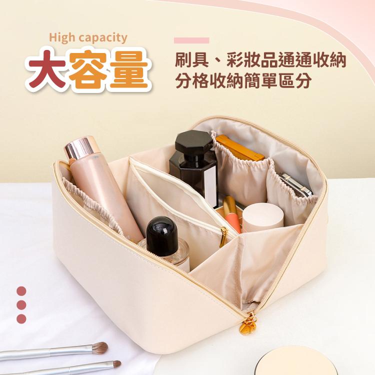 化妝包 收納包 收納 收納袋 置物 【小麥購物】 化妝箱 箱子 手提收納 包包 旅行 美妝 化妝品【E073】-細節圖6