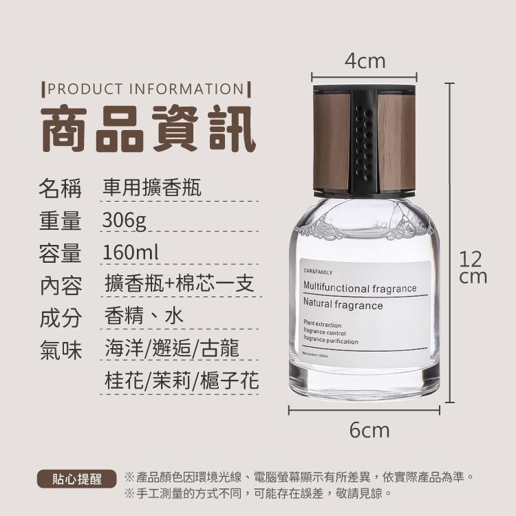 香水 擴香瓶 車用 香氛 擴香 居家【小麥購物】空氣清新 居家用 車用芳香劑 芳香劑 擴香 古龍【S026】-細節圖3