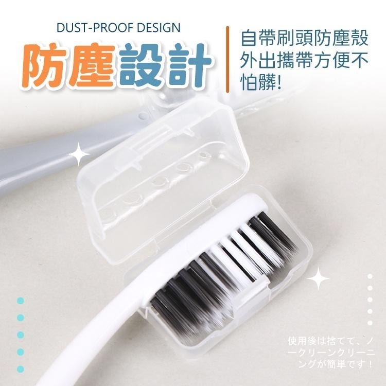 兩用 舌苔牙刷【小麥購物】台灣現貨【G355】牙刷 牙齒 清潔 刮舌 多功能 舌苔 舌苔清潔 旅行 外出 便攜-細節圖5