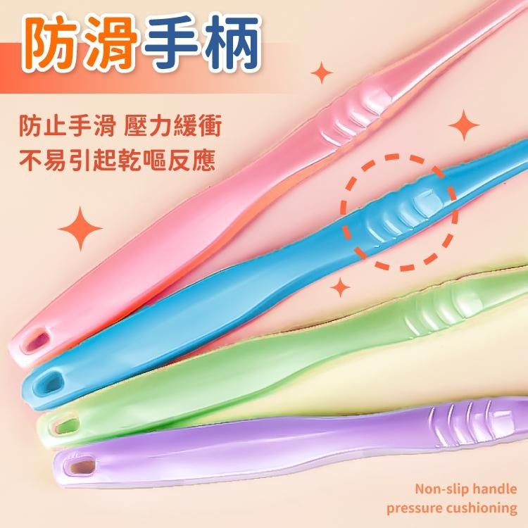 舌苔牙刷 舌苔刷 牙刷 刮舌器 刮舌棒 【小麥購物】【S081】舌苔清潔刷 口腔清潔 舌頭 口臭 清潔 舌苔-細節圖6