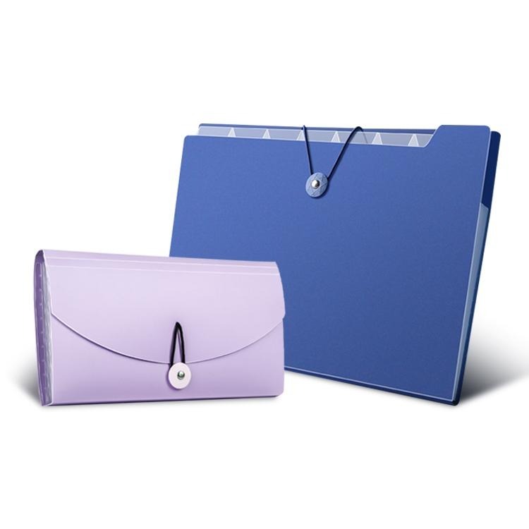 莫蘭迪風琴夾 票據夾 A4【小麥購物】24H出貨 文件收納 文具 大容量 票據 風琴包 辦公收納 【E118】-細節圖2