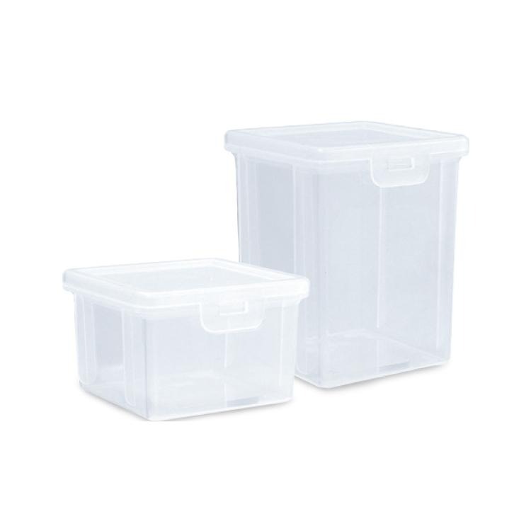 透明儲物盒 保鮮盒 儲物盒 收納 收納盒【小麥購物】保鮮 收納用品 廚房收納 文具收納 冰箱收納【G075】-細節圖2