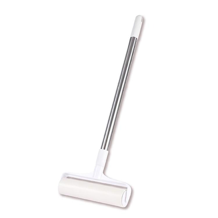 伸縮長柄黏毛器【小麥購物】【C224】黏毛器 黏塵器 滾毛器 除塵滾筒 清毛器 補充包 除塵 黏毛器-細節圖2